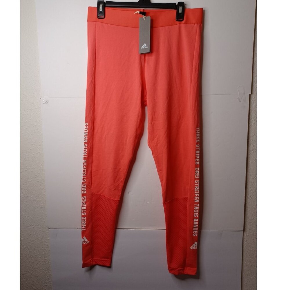 Womens Large Adidas Sid Tight Q2 DP2388 Pink Tights Pants New w/ Tags